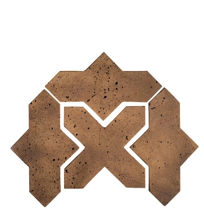 Artillo Arabesque Pattern 2B Concrete Tile Tuscan Mustard