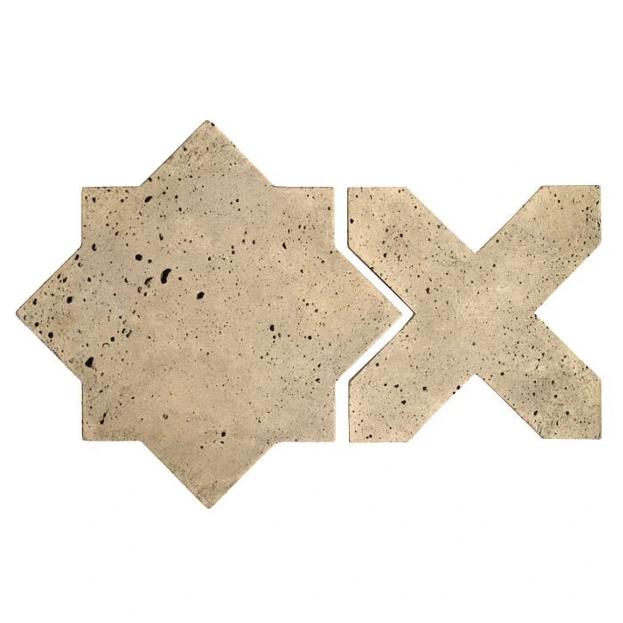 Artillo Arabesque Pattern 2C Concrete Tile Bone