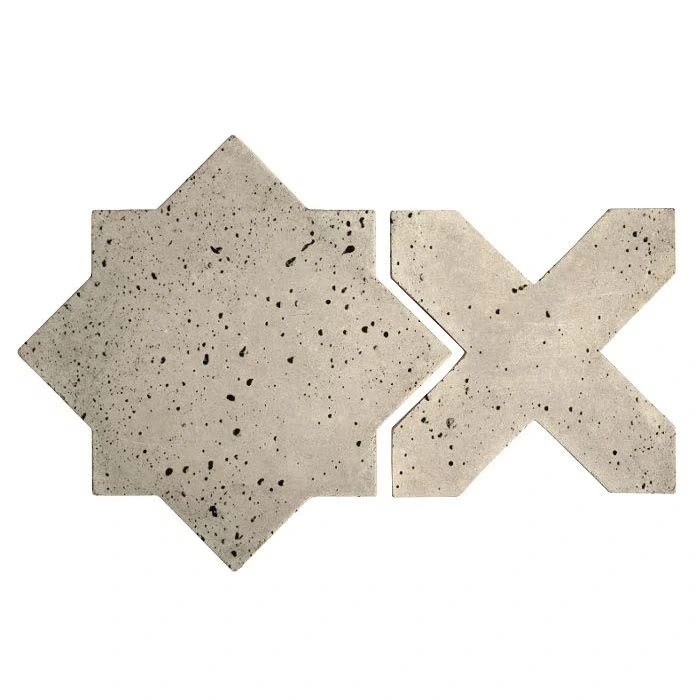Artillo Arabesque Pattern 2C Concrete Tile Early Gray