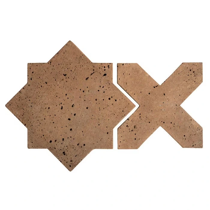 Artillo Arabesque Pattern 2C Concrete Tile Gold