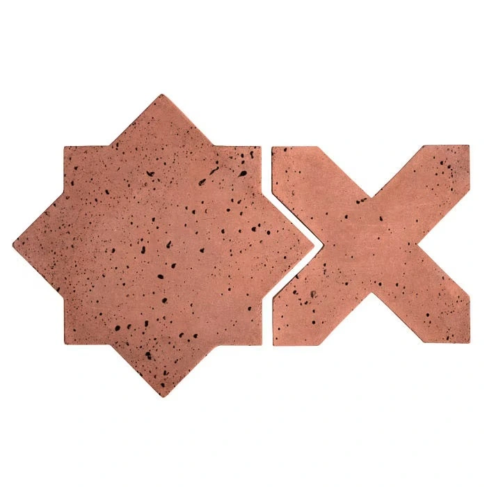 Artillo Arabesque Pattern 2C Concrete Tile Rosa