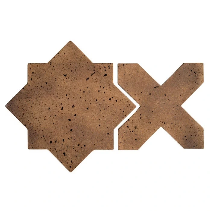 Artillo Arabesque Pattern 2C Concrete Tile Tuscan Mustard