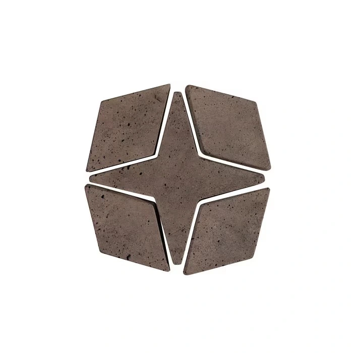 Artillo Arabesque Pattern 4 Concrete Tile Cotto Chocolate