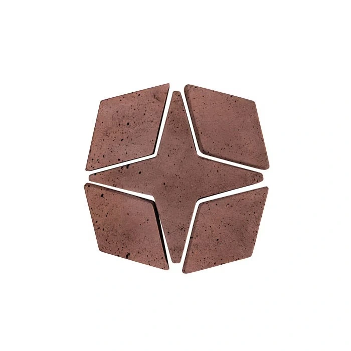 Artillo Arabesque Pattern 4 Concrete Tile City Hall Red