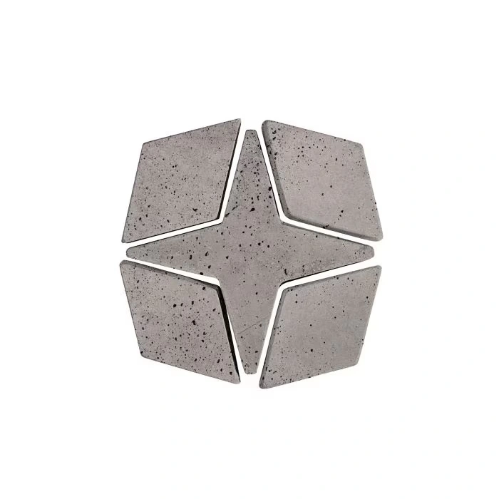 Artillo Arabesque Pattern 4 Concrete Tile Sidewalk Gray