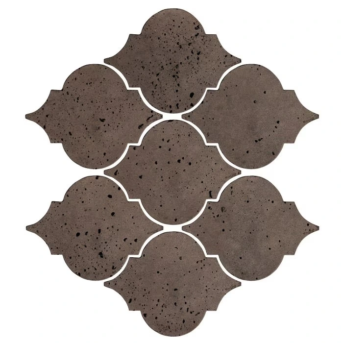 Artillo Arabesque Pattern 5A Concrete Tile Cotto Chocolate
