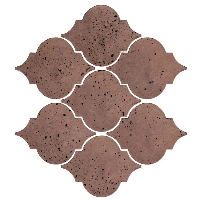 Artillo Arabesque Pattern 5A Concrete Tile Sangria