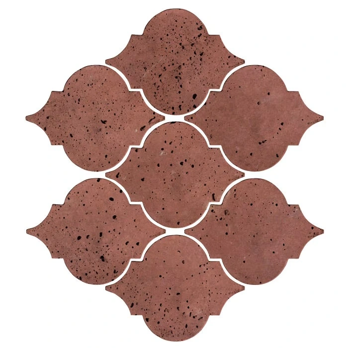 Artillo Arabesque Pattern 5A Concrete Tile Spanish Inn Red