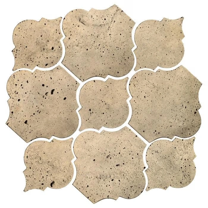 Artillo Arabesque Pattern 5B Concrete Tile Bone