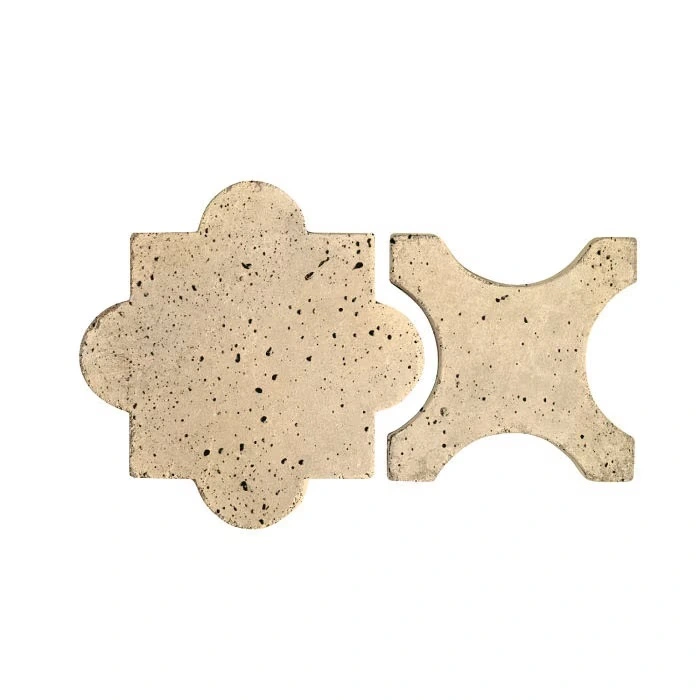 Artillo Arabesque Pattern 8A Concrete Tile Bone