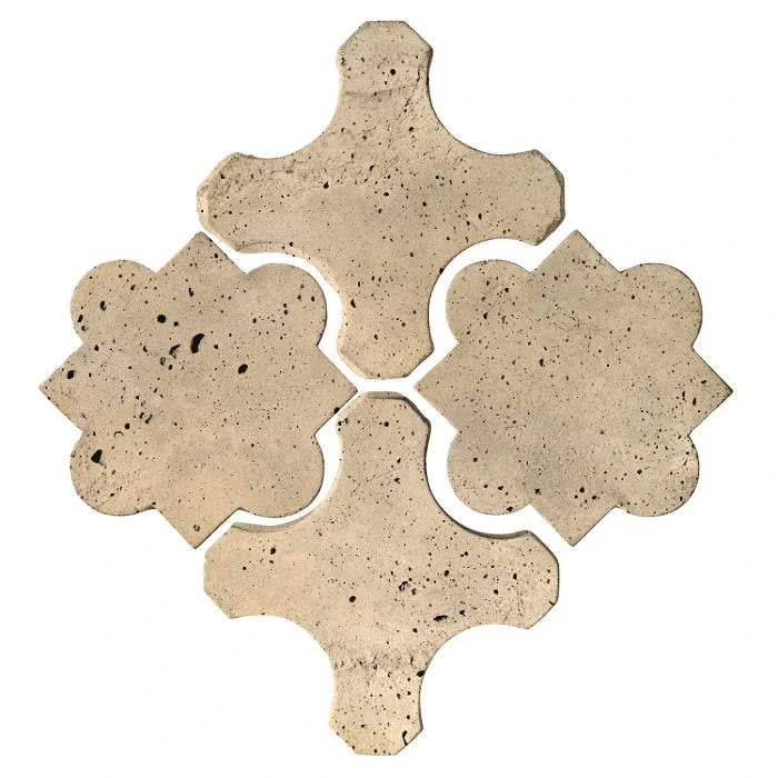 Artillo Arabesque Pattern 8B Concrete Tile Bone