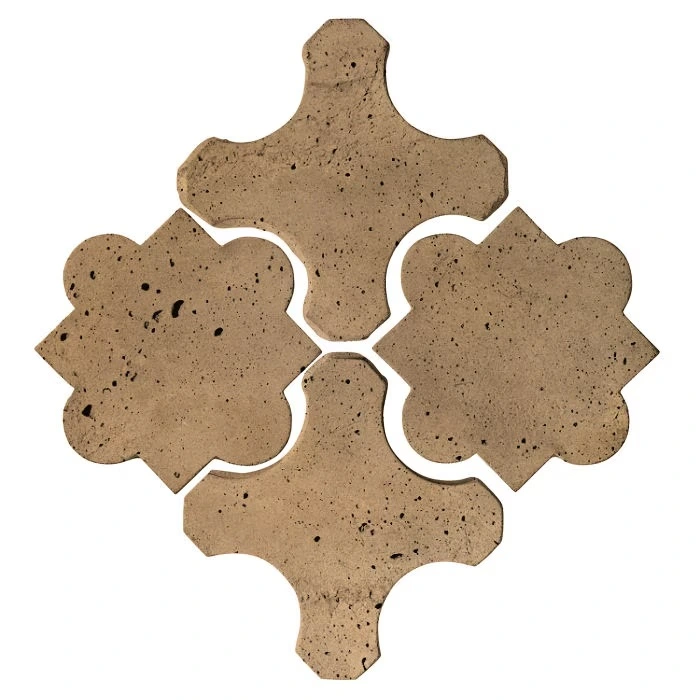 Artillo Arabesque Pattern 8B Concrete Tile Caqui