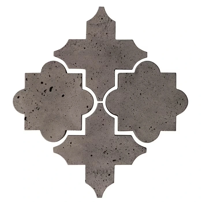 Artillo Arabesque Pattern 8C Concrete Tile Smoke