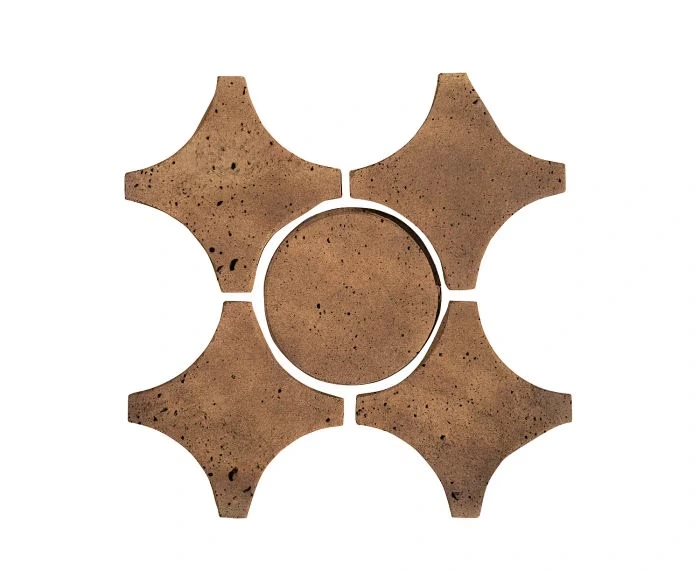 Artillo Arabesque Pattern 9A Concrete Tile Tuscan Mustard