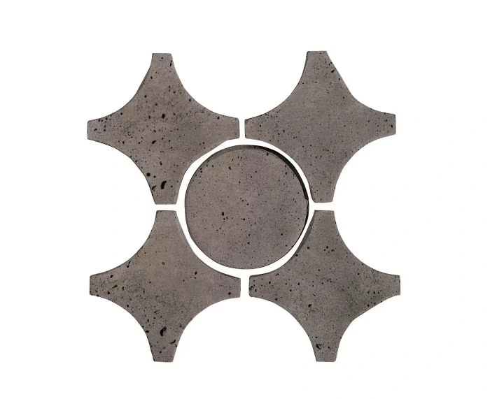 Artillo Arabesque Pattern 9A Concrete Tile Smoke