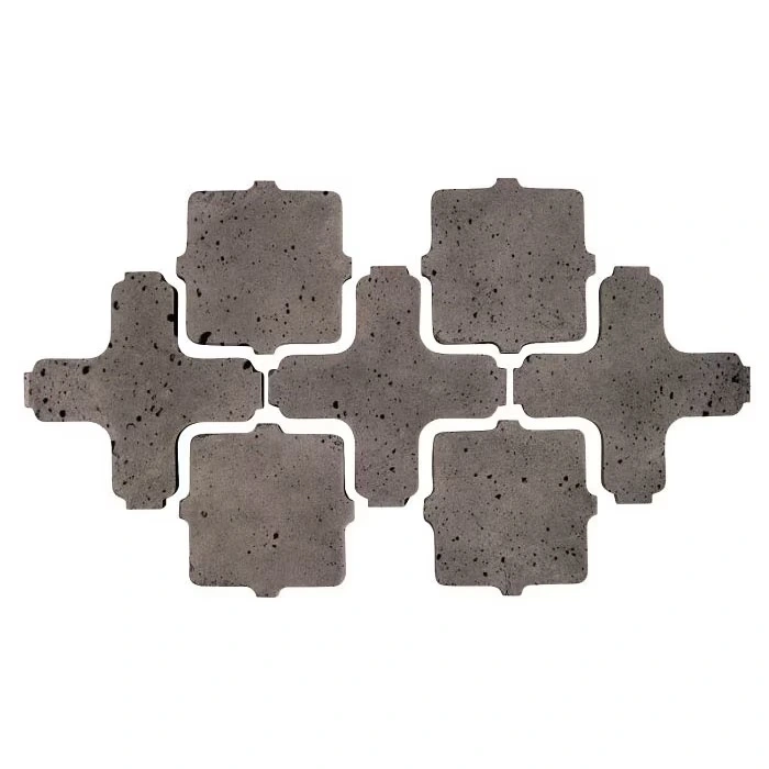 Artillo Arabesque Pattern 11A Concrete Tile Smoke