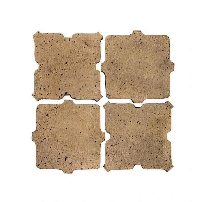 Artillo Arabesque Pattern 11B Concrete Tile Caqui