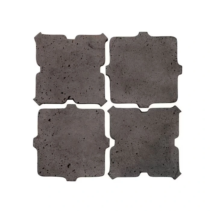 Artillo Arabesque Pattern 11B Concrete Tile Charcoal