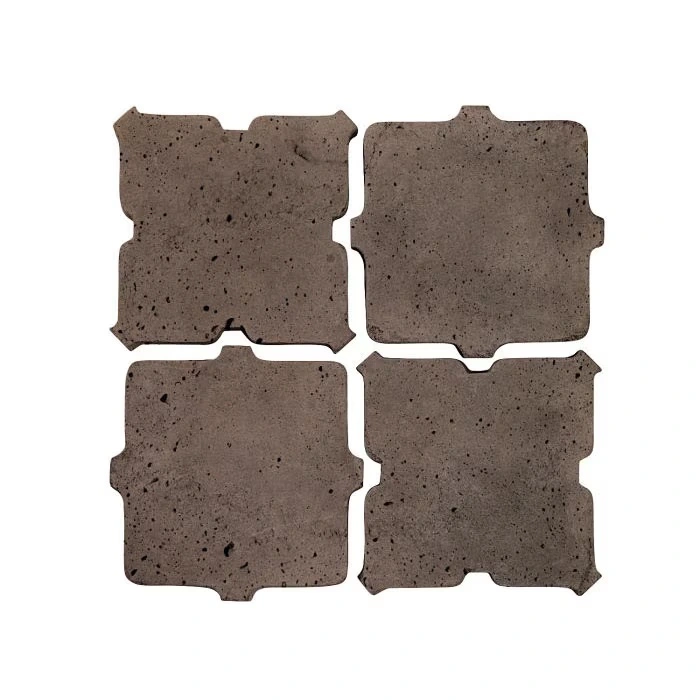 Artillo Arabesque Pattern 11B Concrete Tile Cotto Chocolate