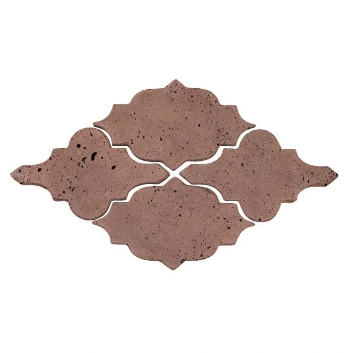Artillo Arabesque Pattern 12 Concrete Tile Sangria