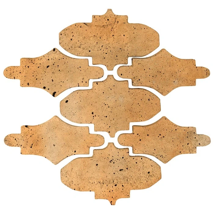 Artillo Arabesque Pattern Mini 14 Concrete Tile Sonora Sunset