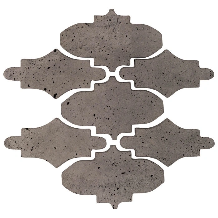Artillo Arabesque Pattern Mini 14 Concrete Tile Smoke