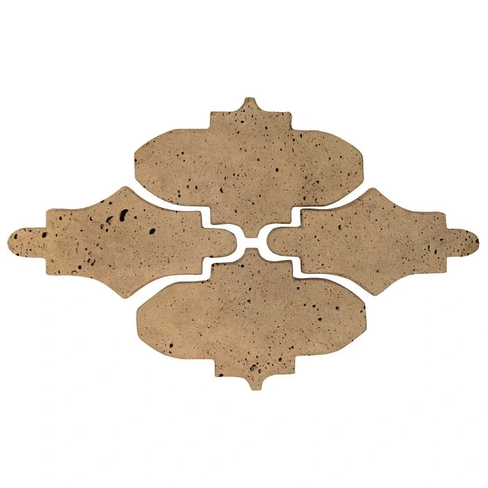 Artillo Arabesque Pattern 14 Concrete Tile Caqui