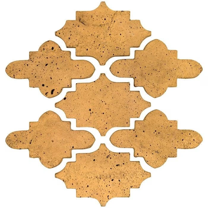 Artillo Arabesque Pattern Mini15 Concrete Tile Buff