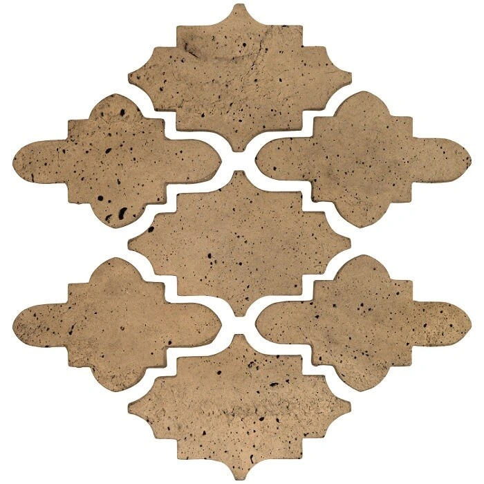 Artillo Arabesque Pattern Mini15 Concrete Tile Caqui