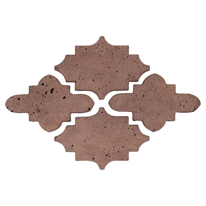 Artillo Arabesque Pattern 15 Concrete Tile Sangria