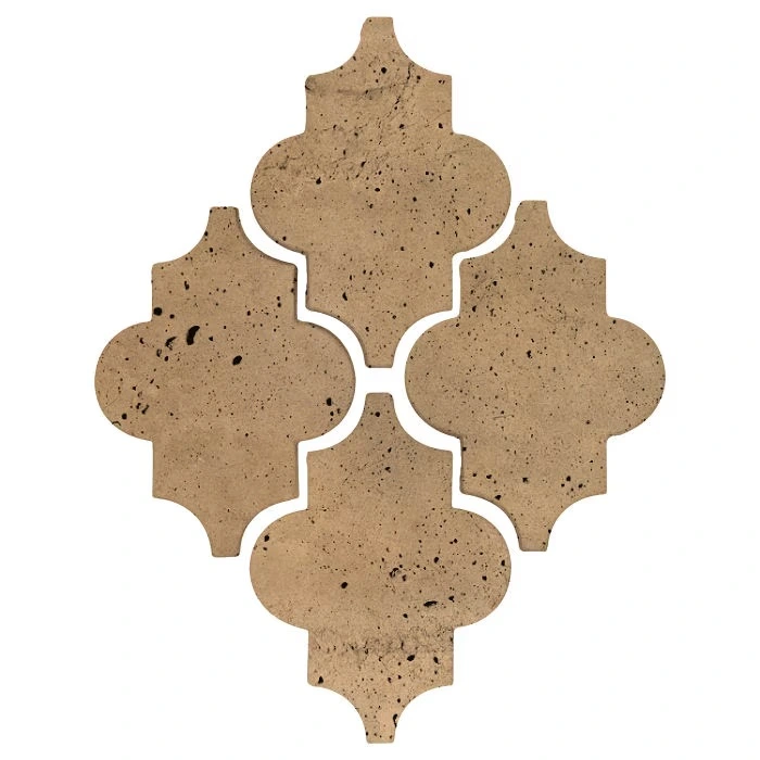 Artillo Arabesque Pattern 16 Concrete Tile Caqui