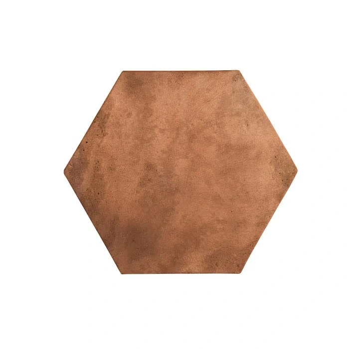 Artillo Hexagon Concrete Tile Cotto Dark