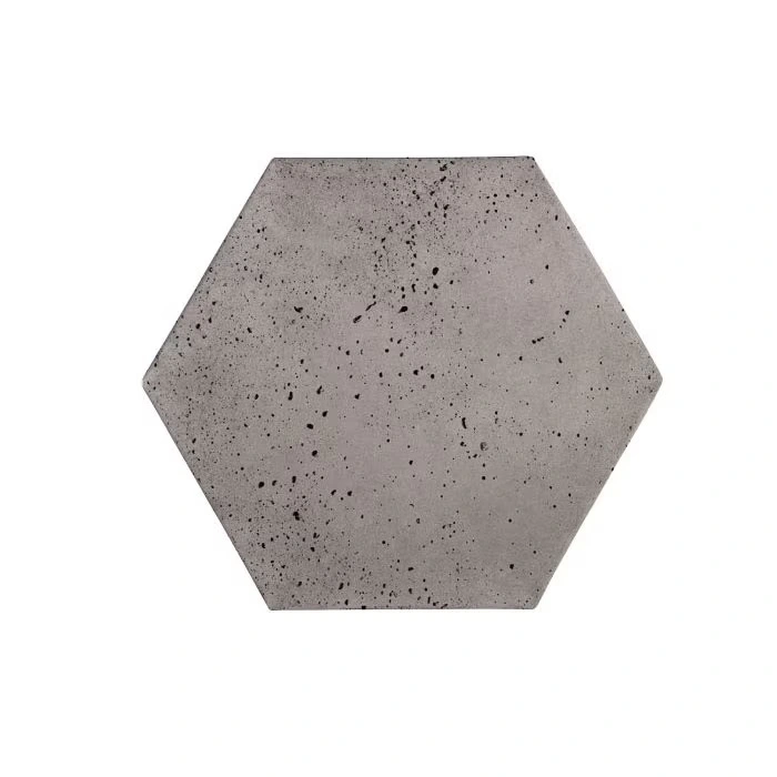 Artillo Hexagon Concrete Tile Sidewalk Gray