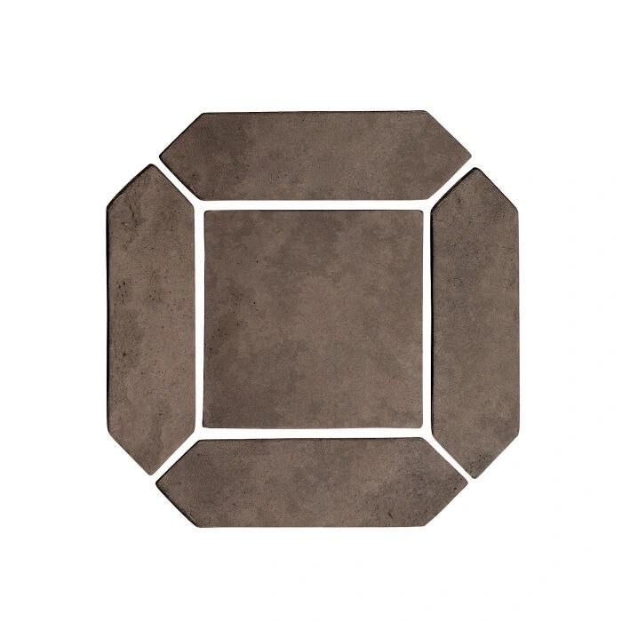 Artillo Picket Set Concrete Tile Cotto Chocolate