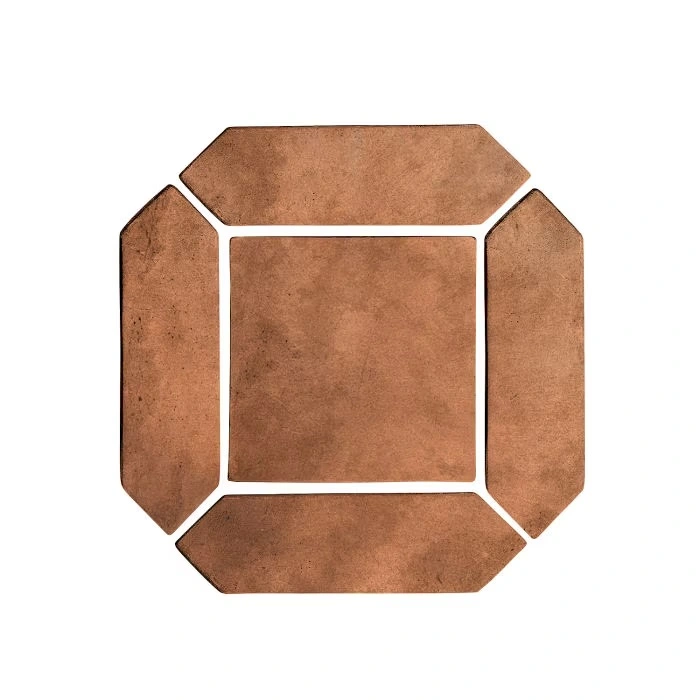 Artillo Picket Set Concrete Tile Cotto Dark