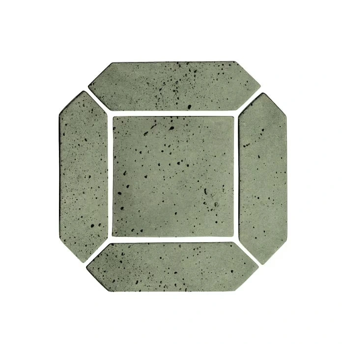 Artillo Picket Set Concrete Tile Ocean Green Light