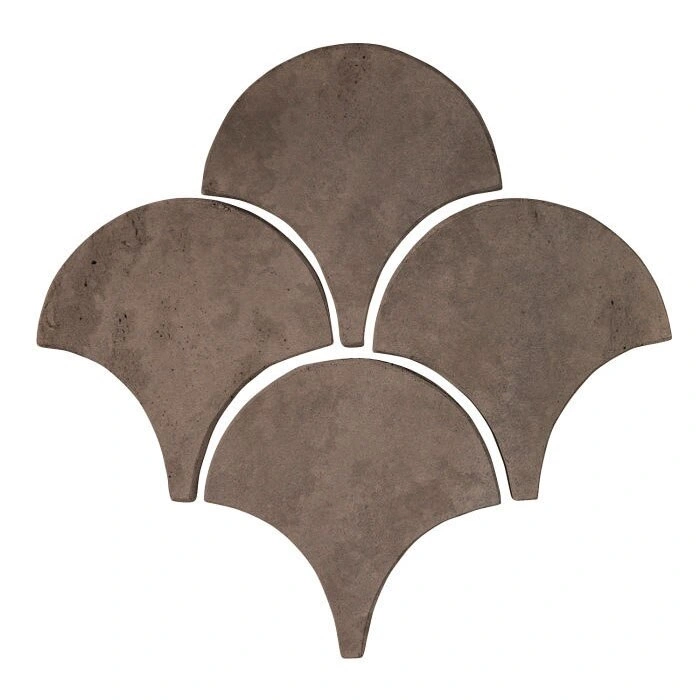 Artillo 8" Conche Concrete Tile Cotto Chocolate