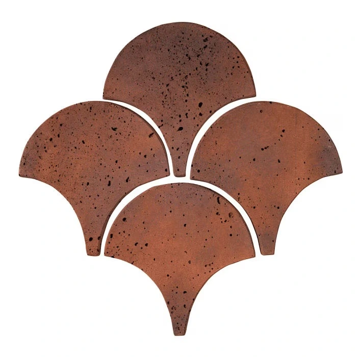 Artillo 8" Conche Concrete Tile Red Flash