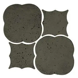 Artillo Arabesque Pattern 1 Concrete Tile Ocean Green Dark