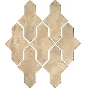 Artillo Arabesque Pattern 2A Concrete Tile Bone