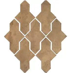Artillo Arabesque Pattern 2A Concrete Tile Caqui
