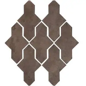 Artillo Arabesque Pattern 2A Concrete Tile Cotto Chocolate