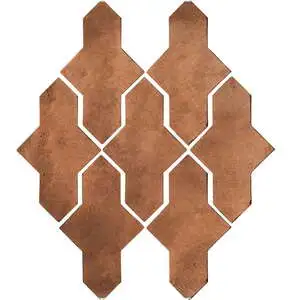 Artillo Arabesque Pattern 2A Concrete Tile Cotto Dark