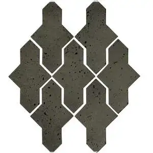 Artillo Arabesque Pattern 2A Concrete Tile Ocean Green Dark