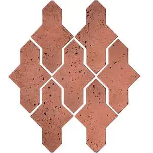 Artillo Arabesque Pattern 2A Concrete Tile Rosa