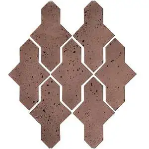 Artillo Arabesque Pattern 2A Concrete Tile Sangria
