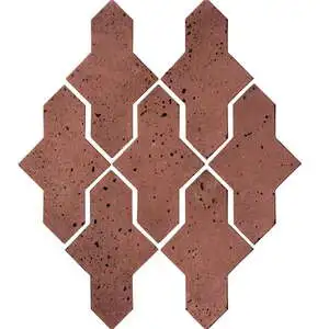 Artillo Arabesque Pattern 2A Concrete Tile Spanish Inn Red