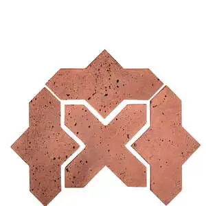 Artillo Arabesque Pattern 2B Concrete Tile Rosa