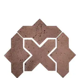 Artillo Arabesque Pattern 2B Concrete Tile Sangria