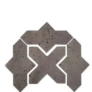 Artillo Arabesque Pattern 2B Concrete Tile Smoke